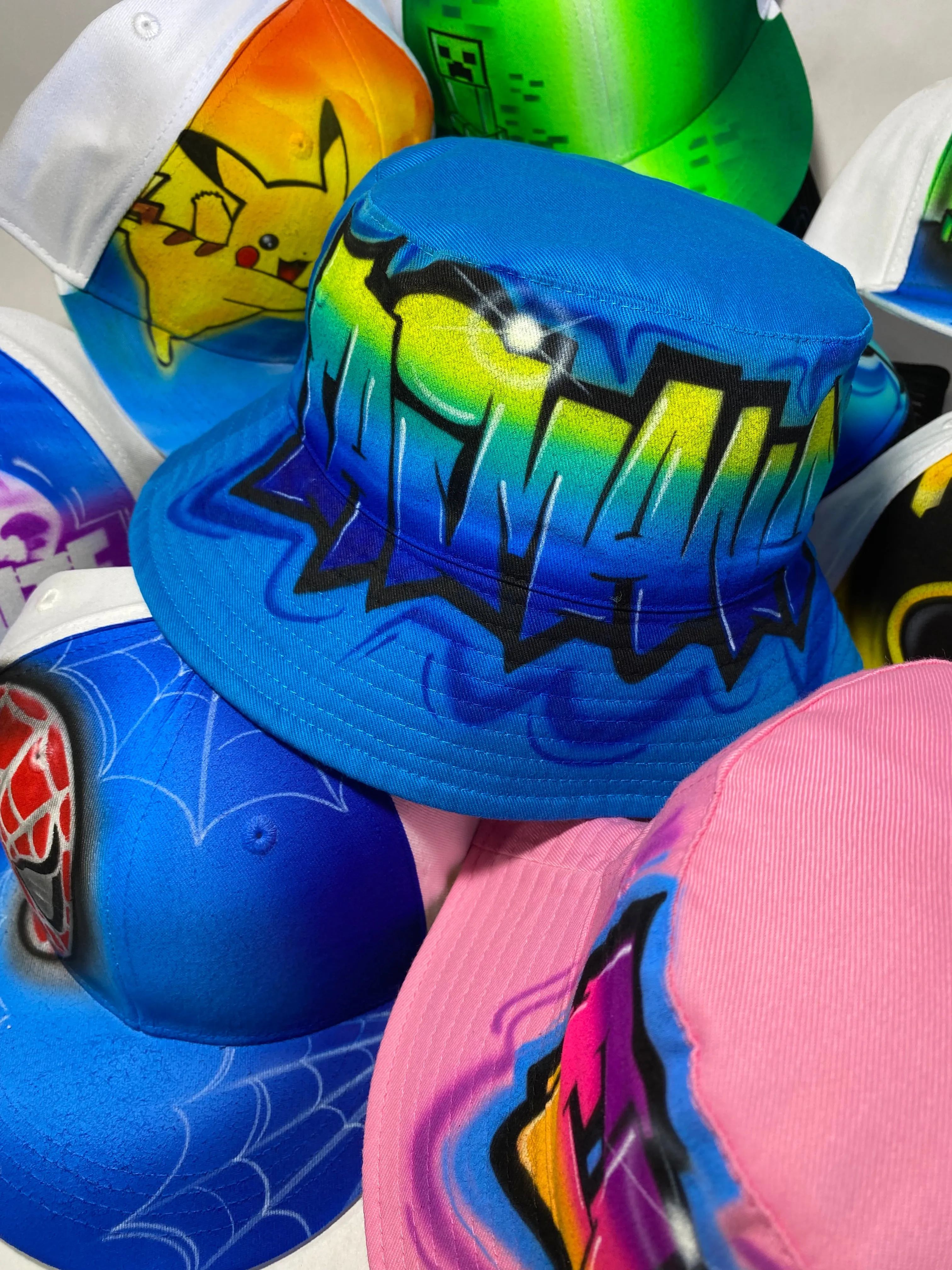 4 Colour Graff Fade Bucket Hat (14)