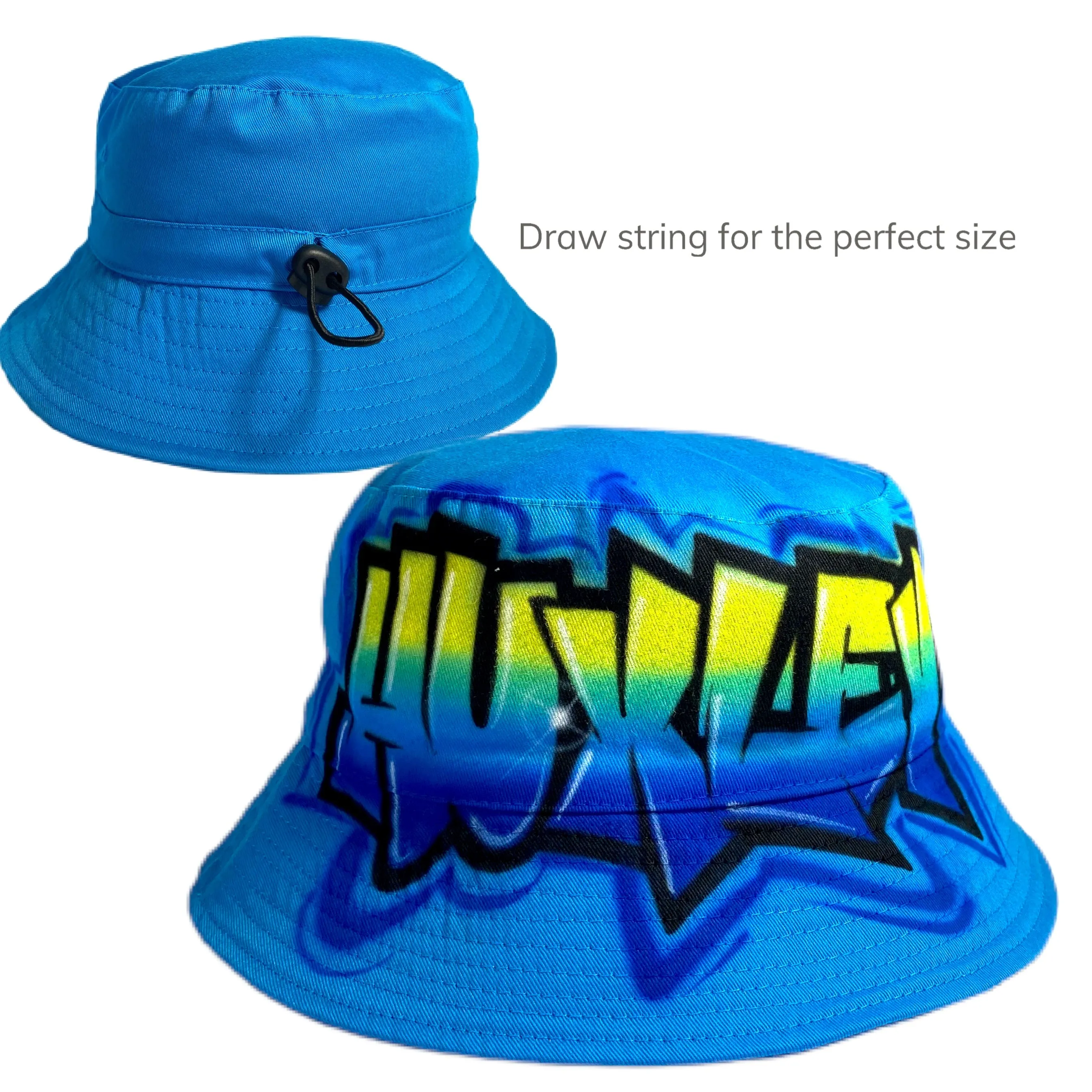 4 Colour Graff Fade Bucket Hat (14)