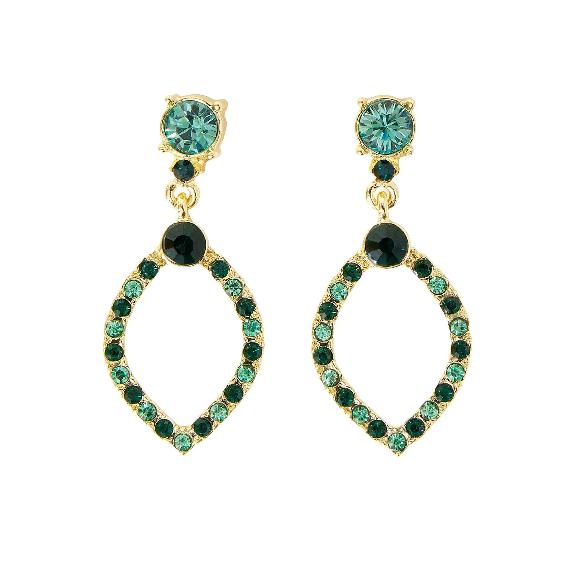 Accessorize London Women's Gem Teardrop Earring