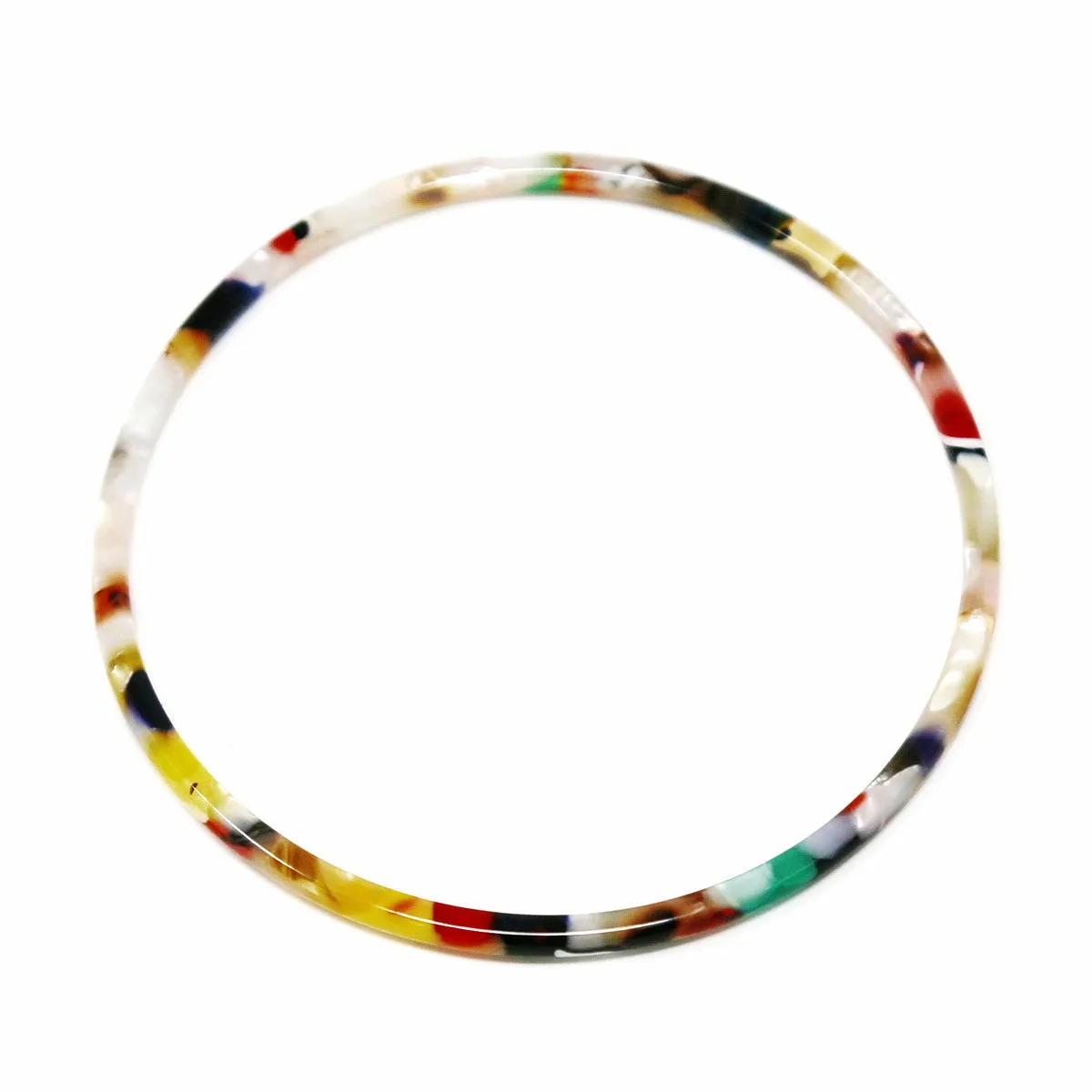 Acetate Thin Bangle Bracelet