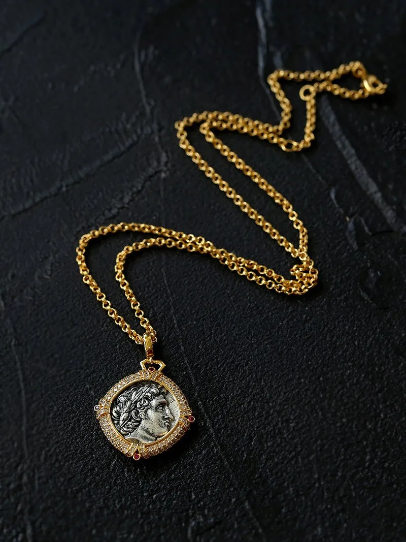 Apollo Silver Coin Necklaces