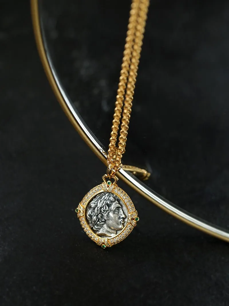 Apollo Silver Coin Necklaces