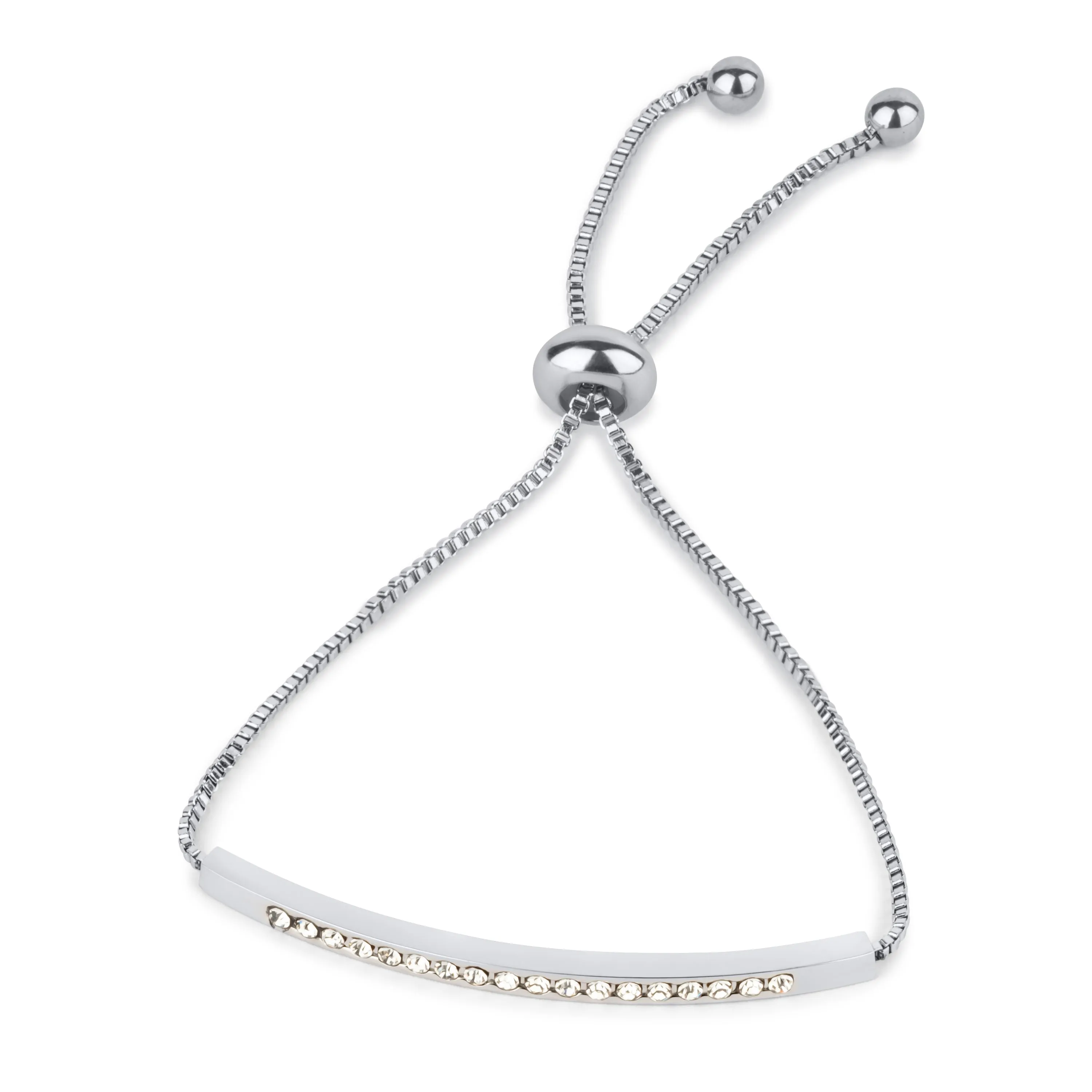 Arvo Clear Gem Bracelet - Stainless by Arvo