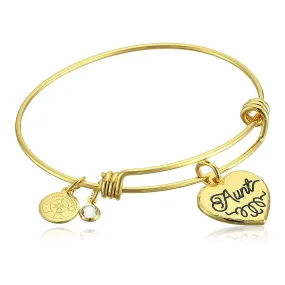 'Aunt' Charm Bangle Bracelet, Halos & Glories