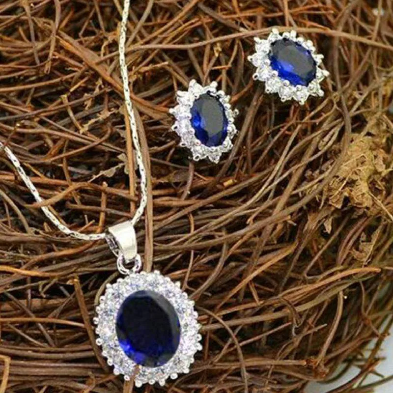 Behind Blue Eyes Blue Gem Set