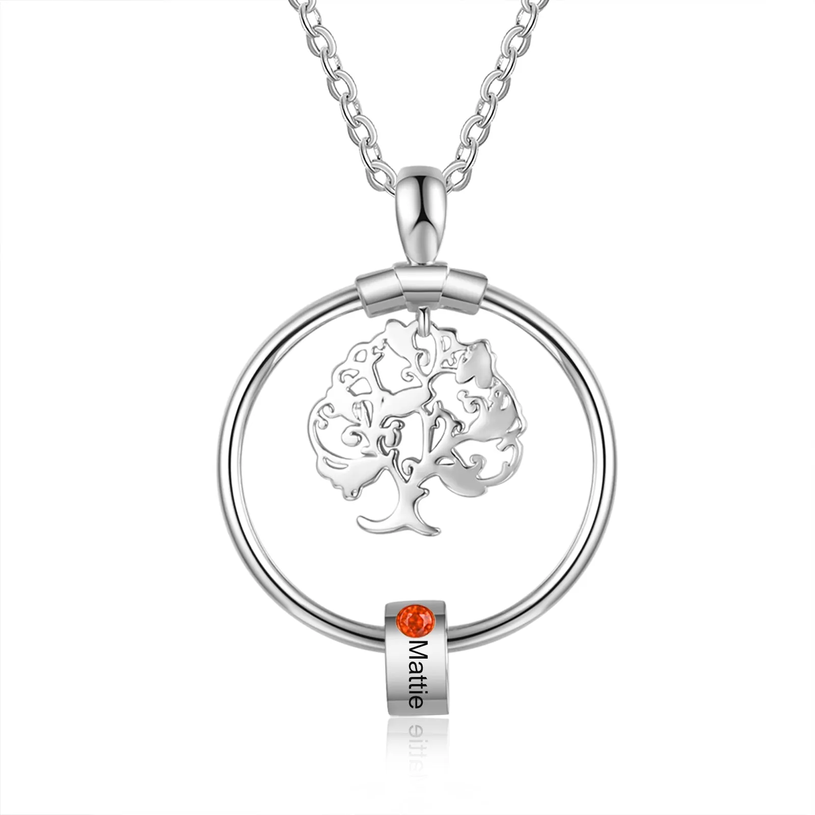 Brand New Custom Name Life Tree Necklace- Best Gift For Mother's Day