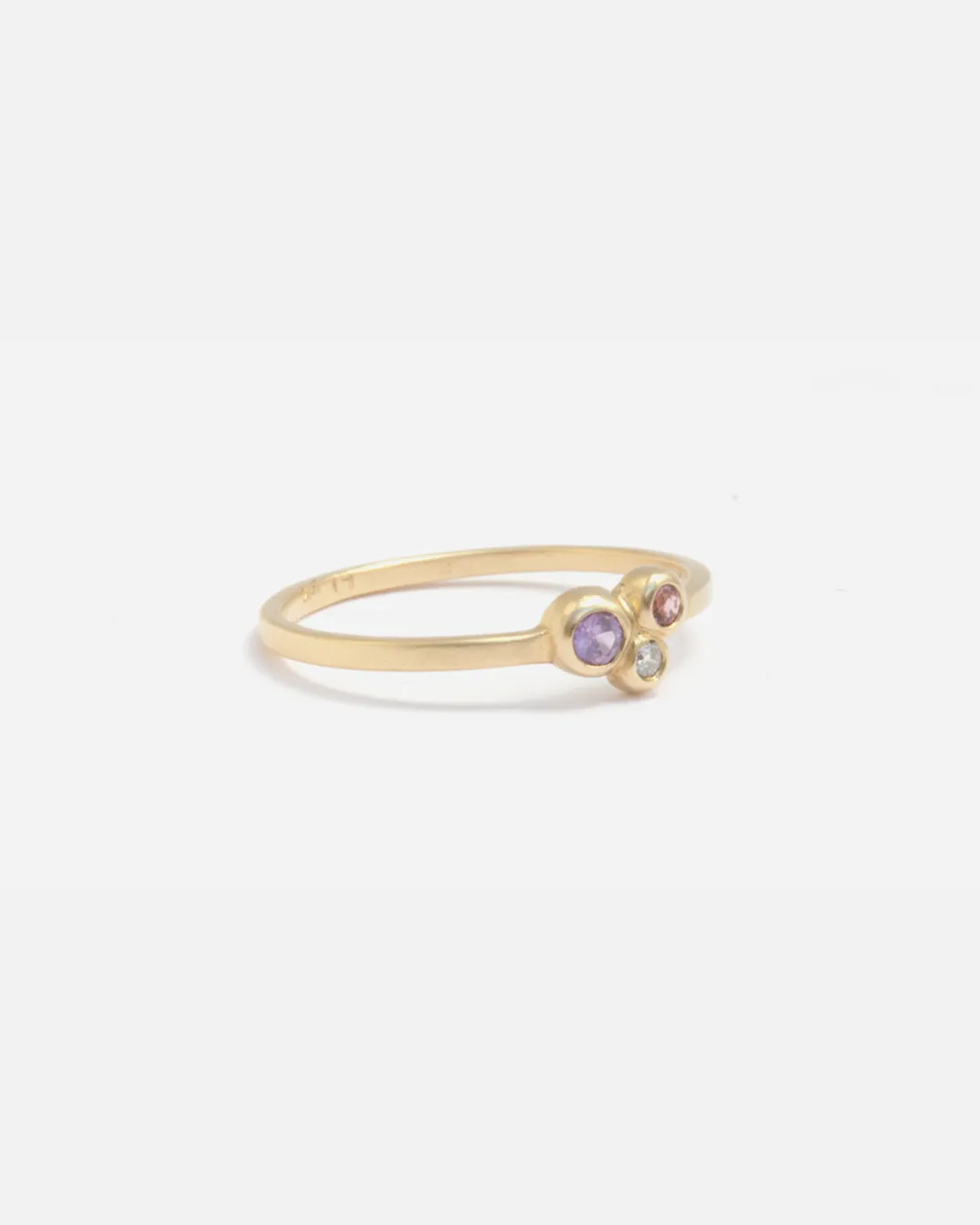 Bubble 17 / Gem   White Diamond Ring