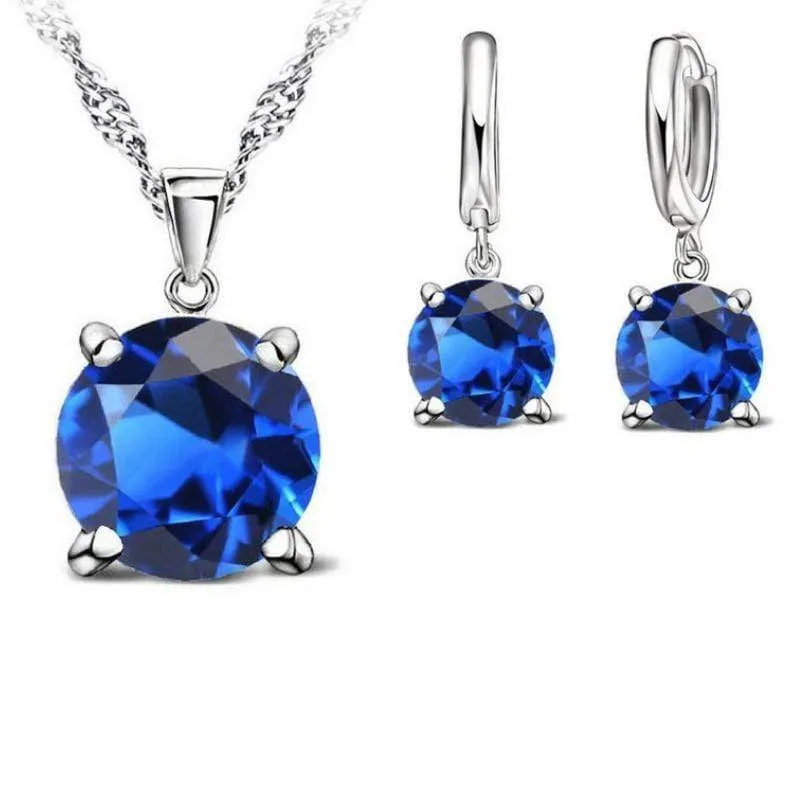 Bubble Pop Electric Blue Gem Dainty Set