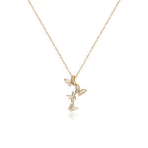 Butterfly Cubic Zirconia Necklace