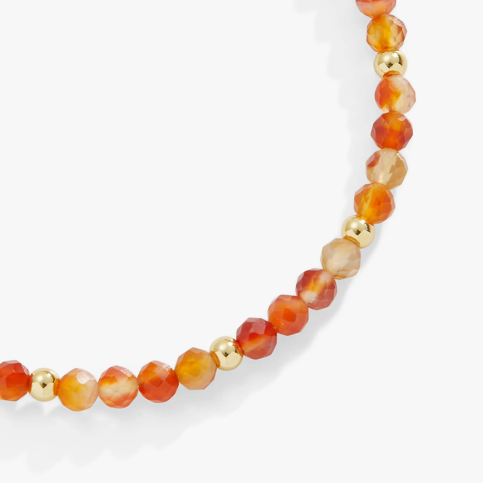 Carnelian Beaded Bangle