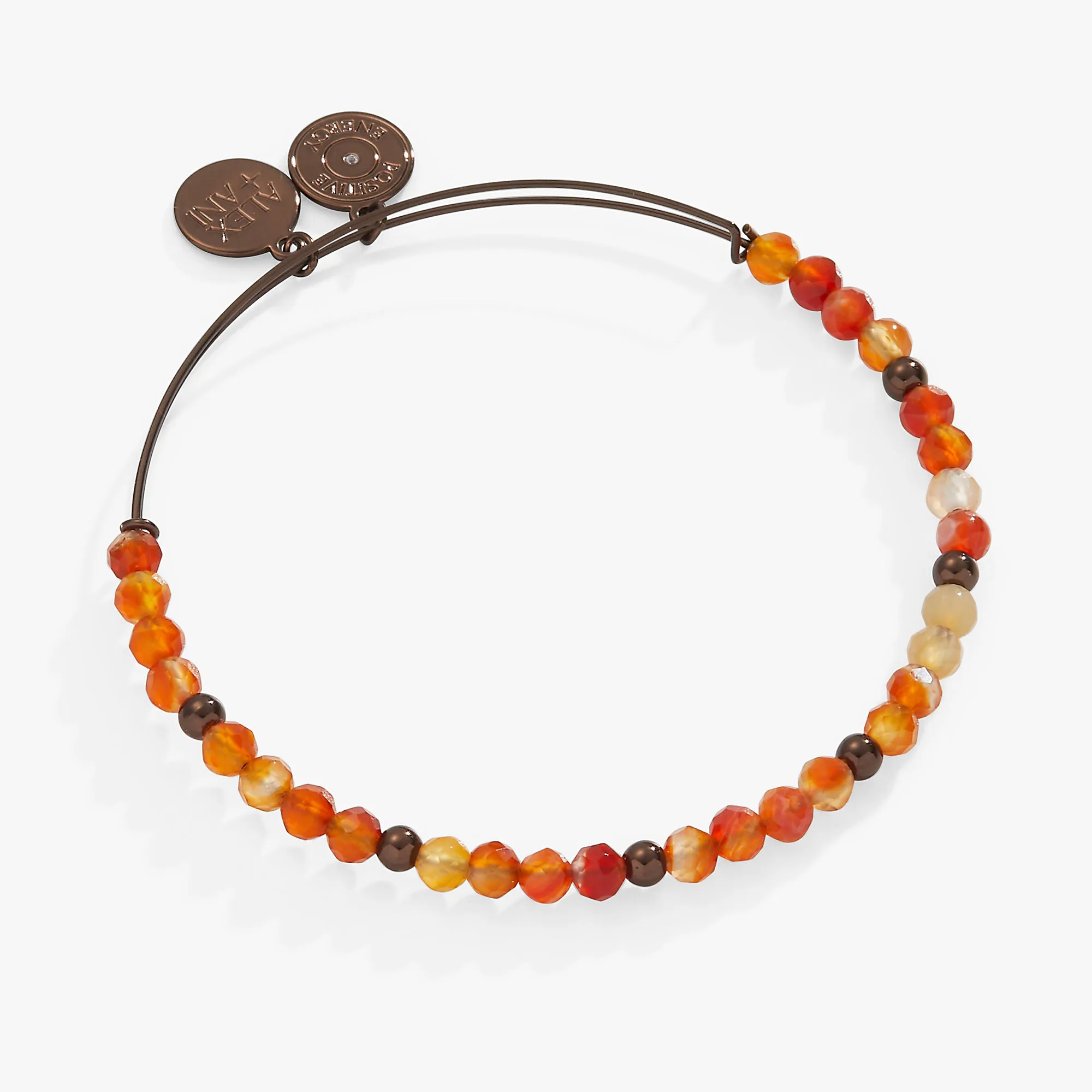 Carnelian Beaded Bangle