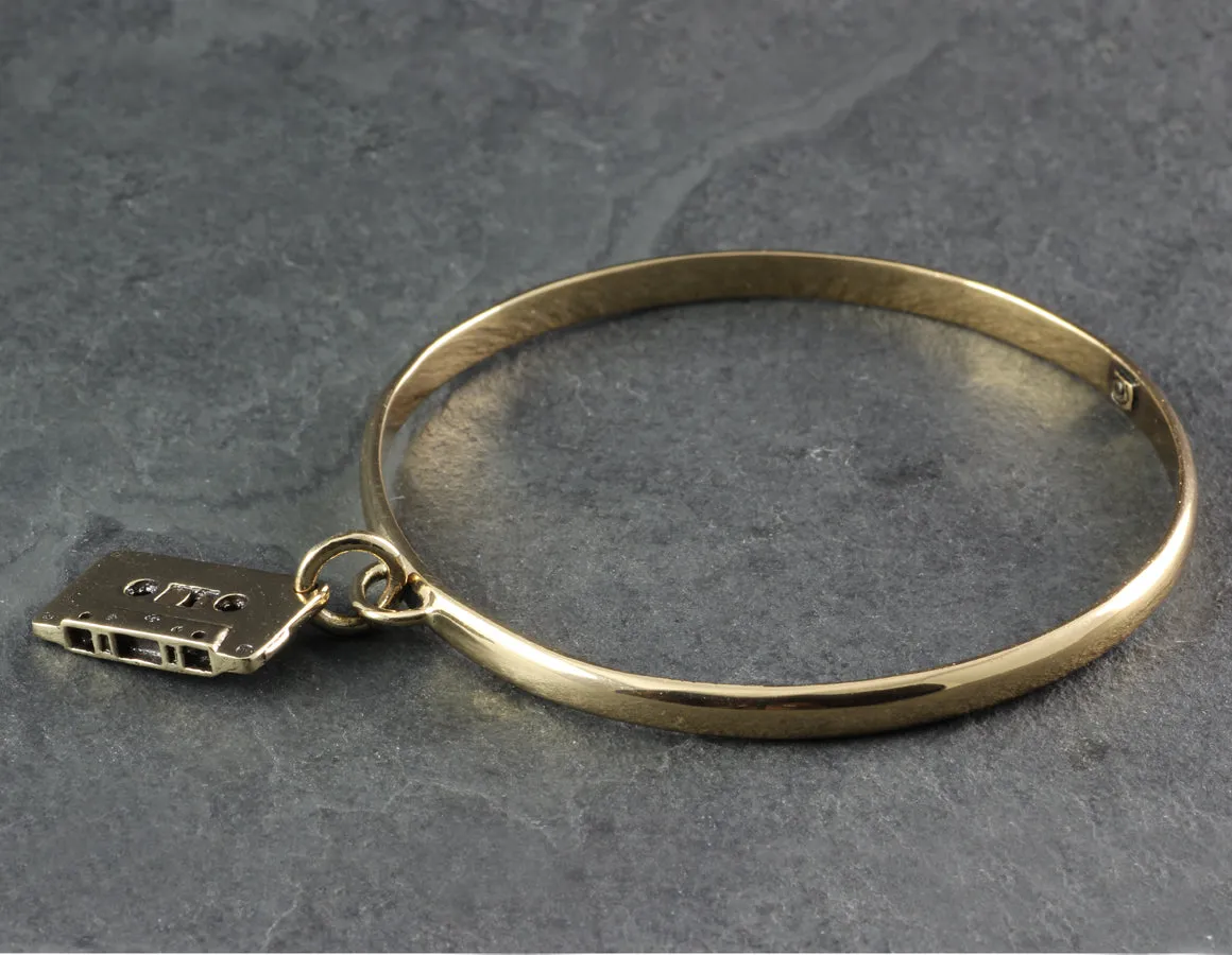 Cassette Bangle - Bronze