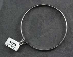 Cassette Bangle - Silver