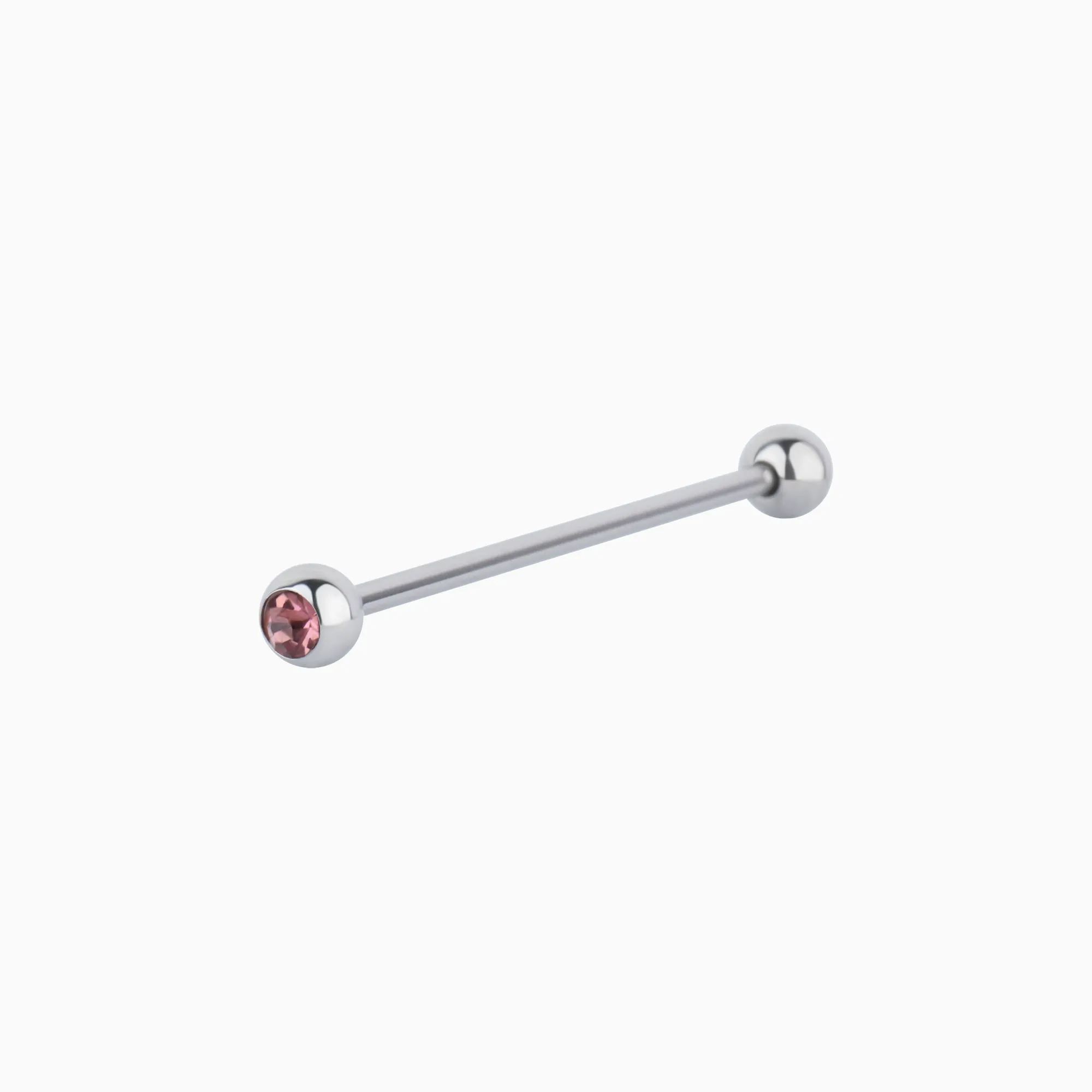 Charm Gem Industrial Barbell