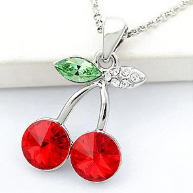 Cherry B@mb Red Gem Necklace