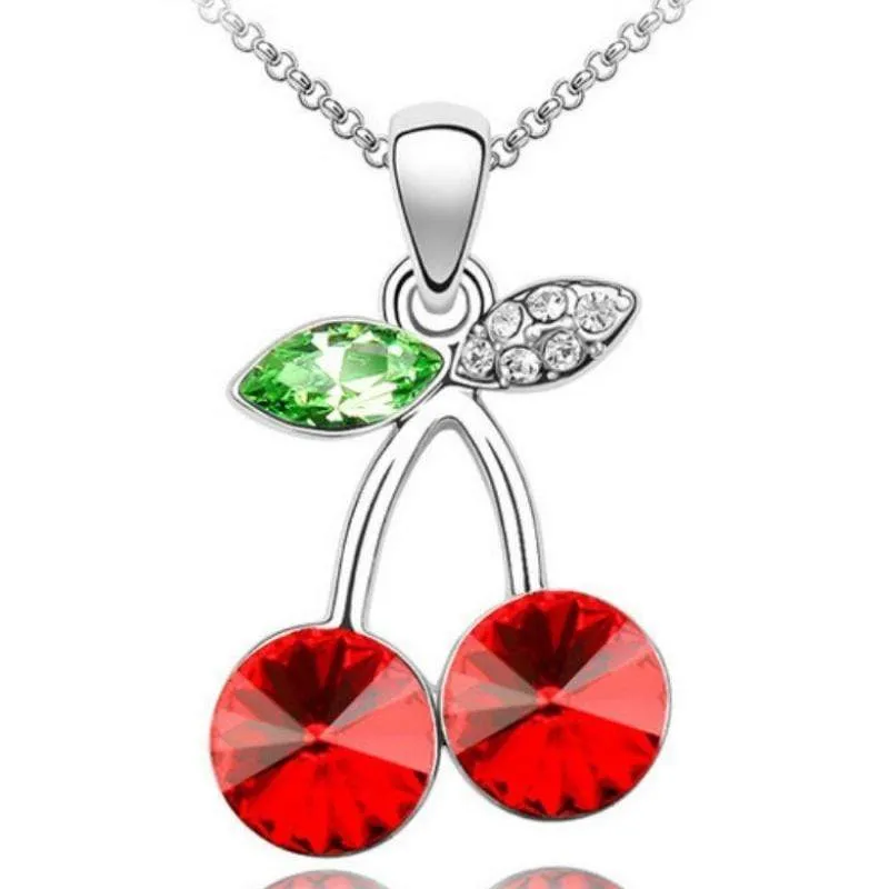 Cherry B@mb Red Gem Necklace