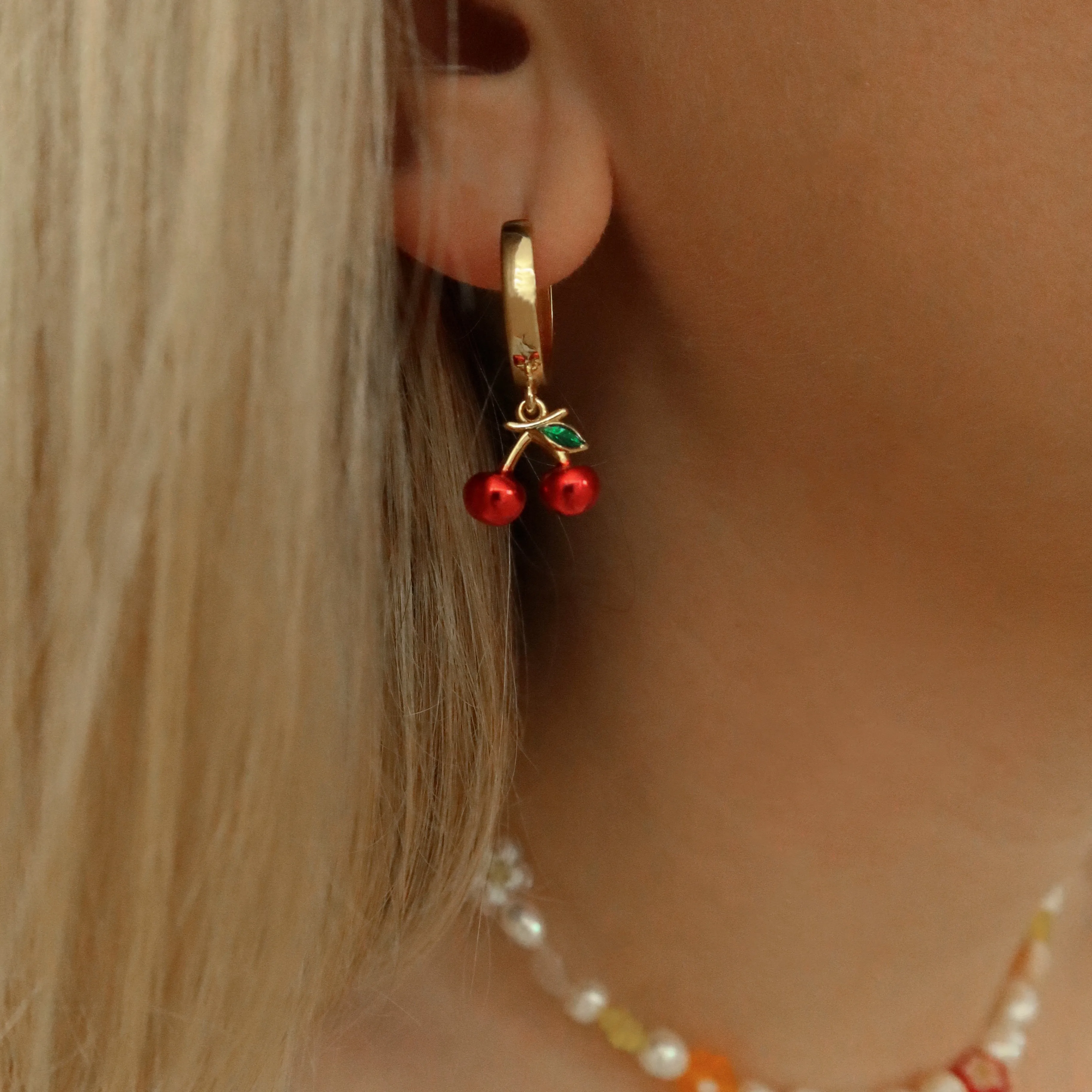 Cherry earrings