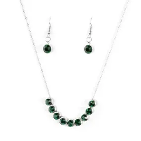 City Skyline Green Gem Necklace