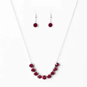 City Skyline Red Gem Necklace