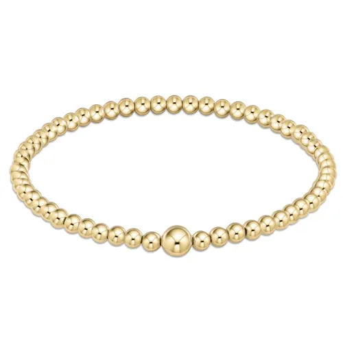 CLASSIC GOLD 3MM BEAD BANGLE