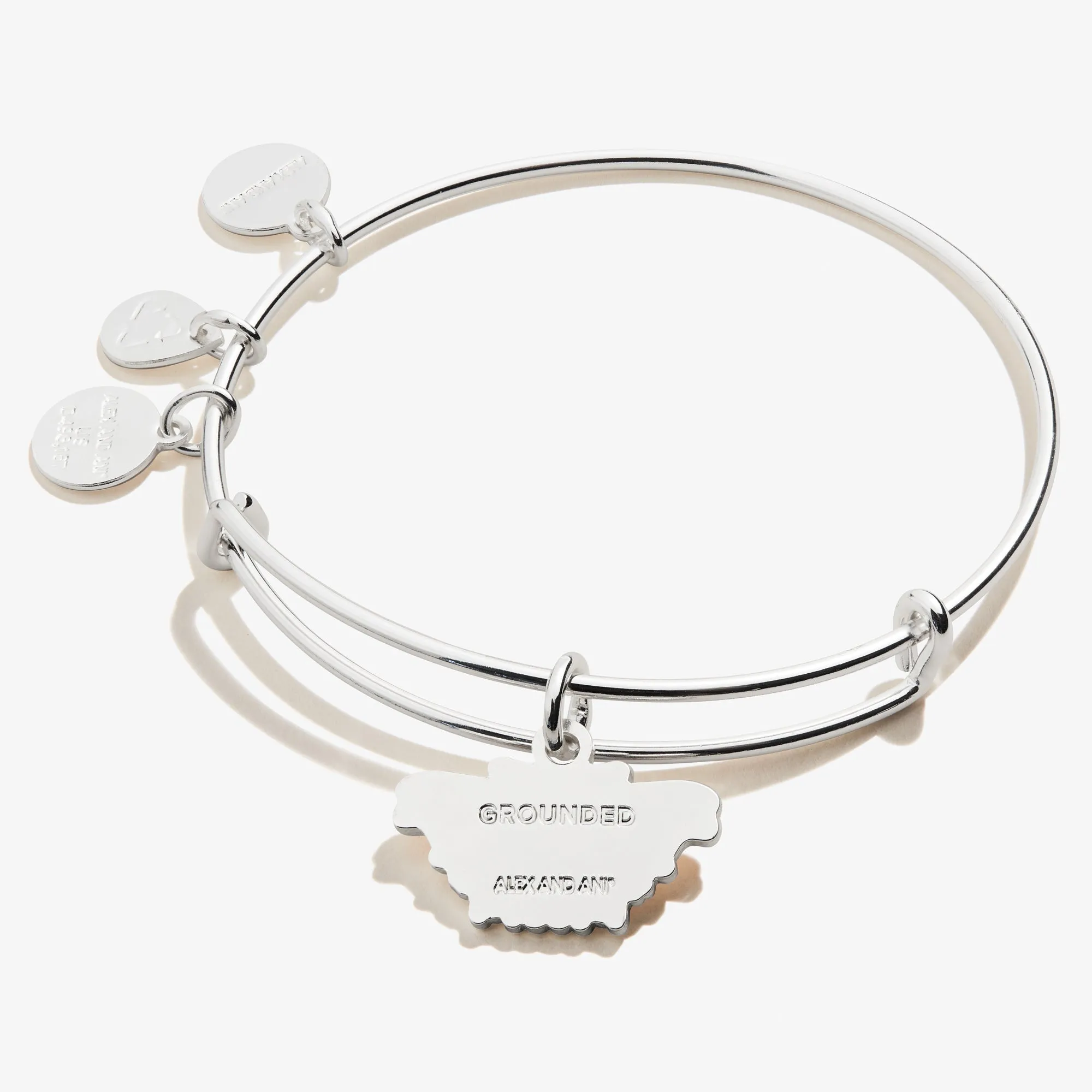 Comma Butterfly Charm Bangle