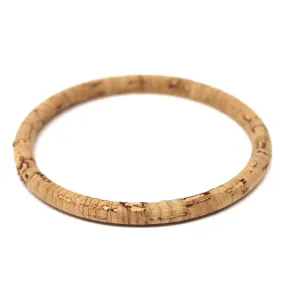 Cork Covered Bangle Bracelet