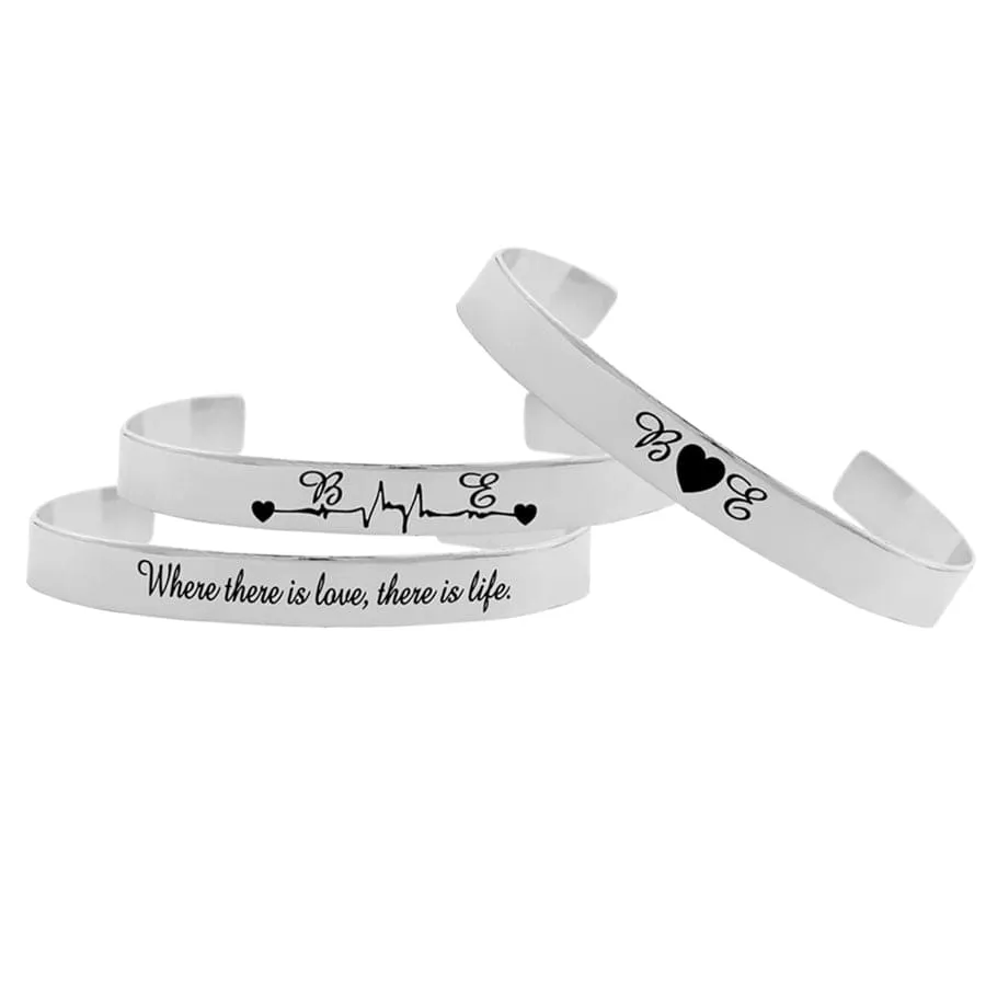 Couple Personalized Bangle