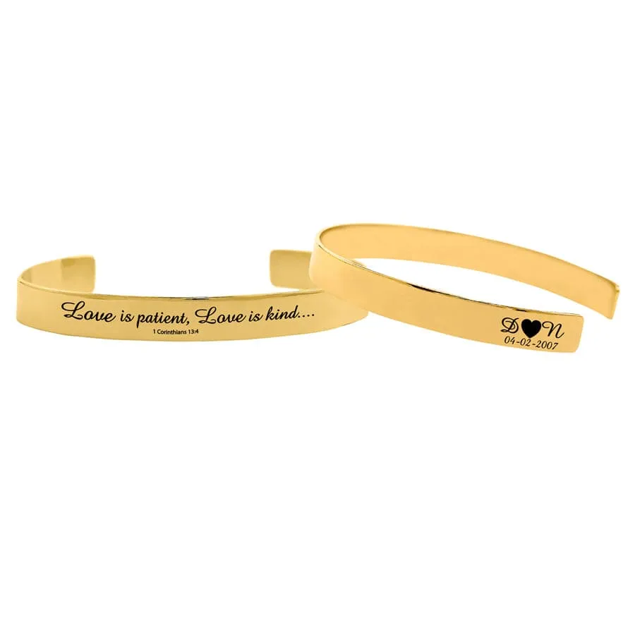 Couple Personalized Bangle