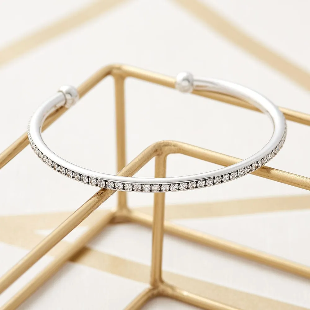 Crystal Edged Bangle