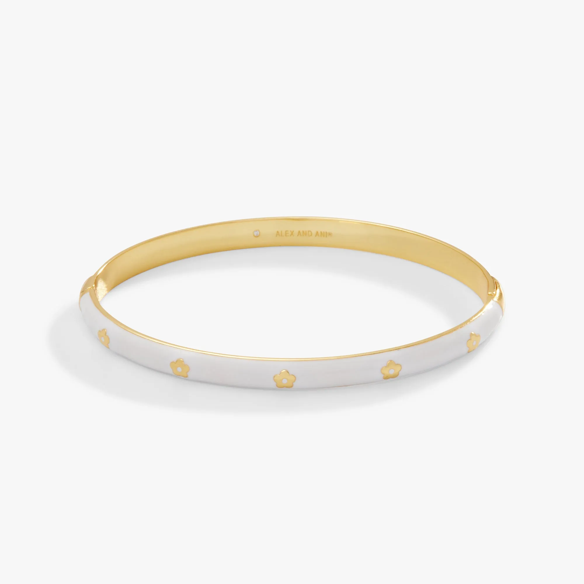 Daisy Hinge Bangle Bracelet