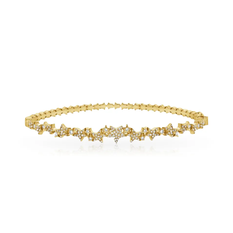 Diamond Cluster Stars Bangle