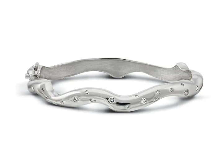 Diamond Wave Bangle