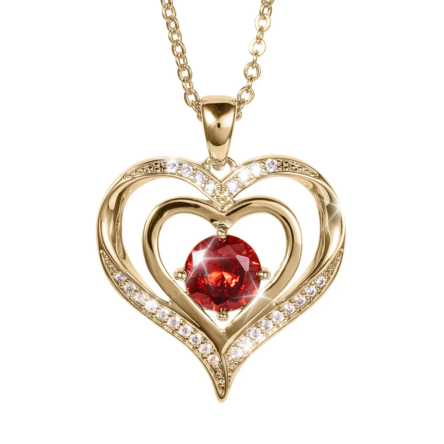 Double Hearts Pendant