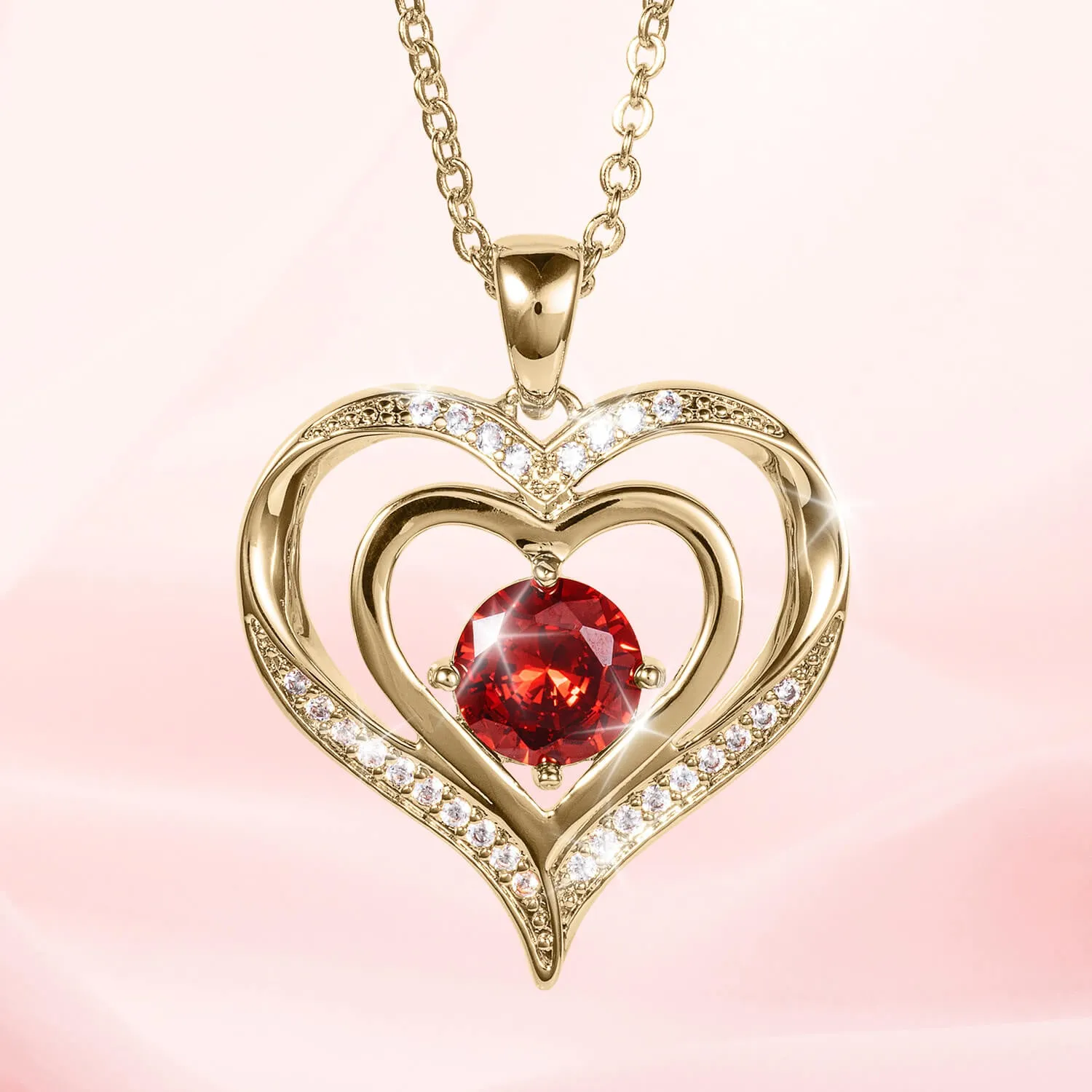 Double Hearts Pendant