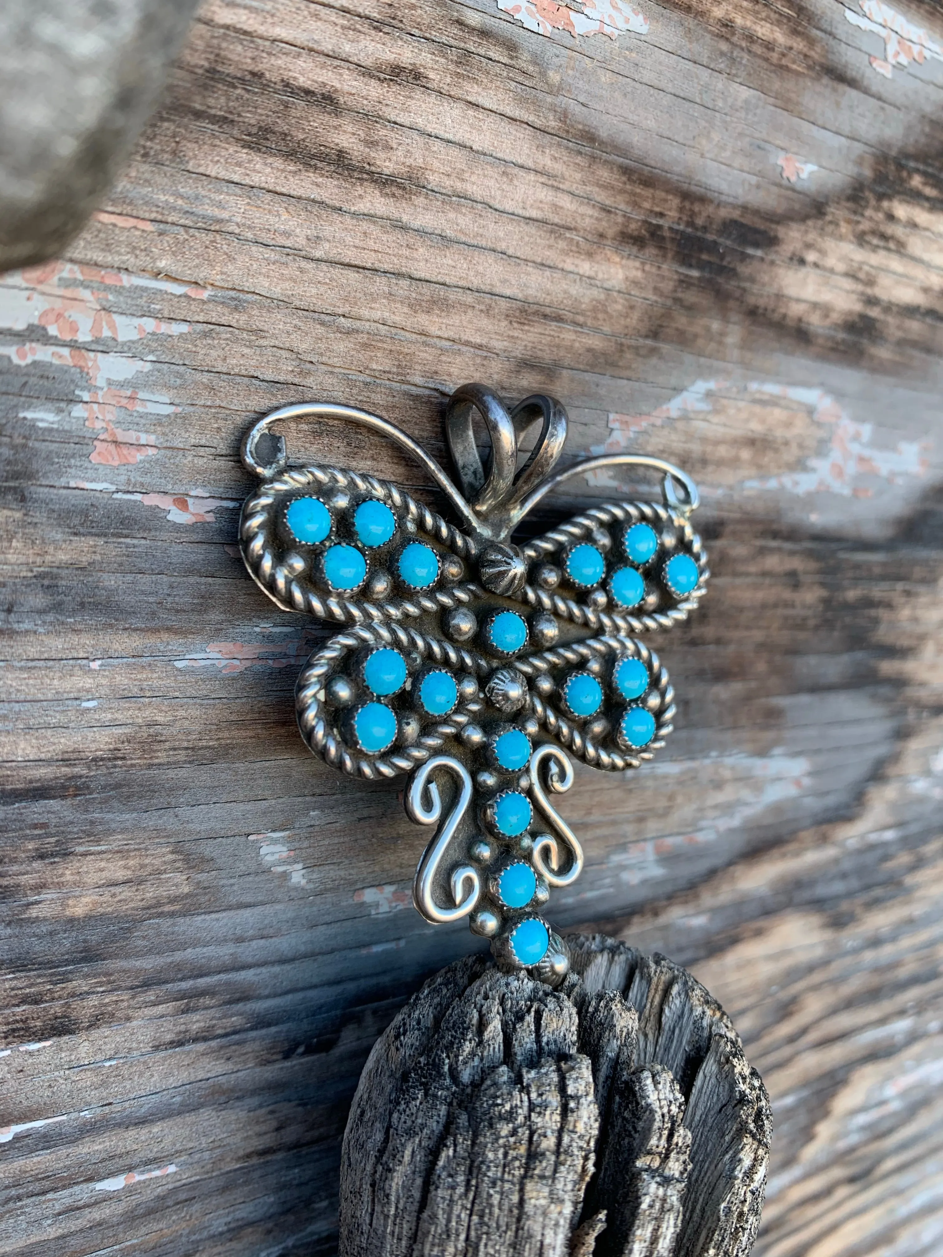 Dragonfly Turquoise Pendant