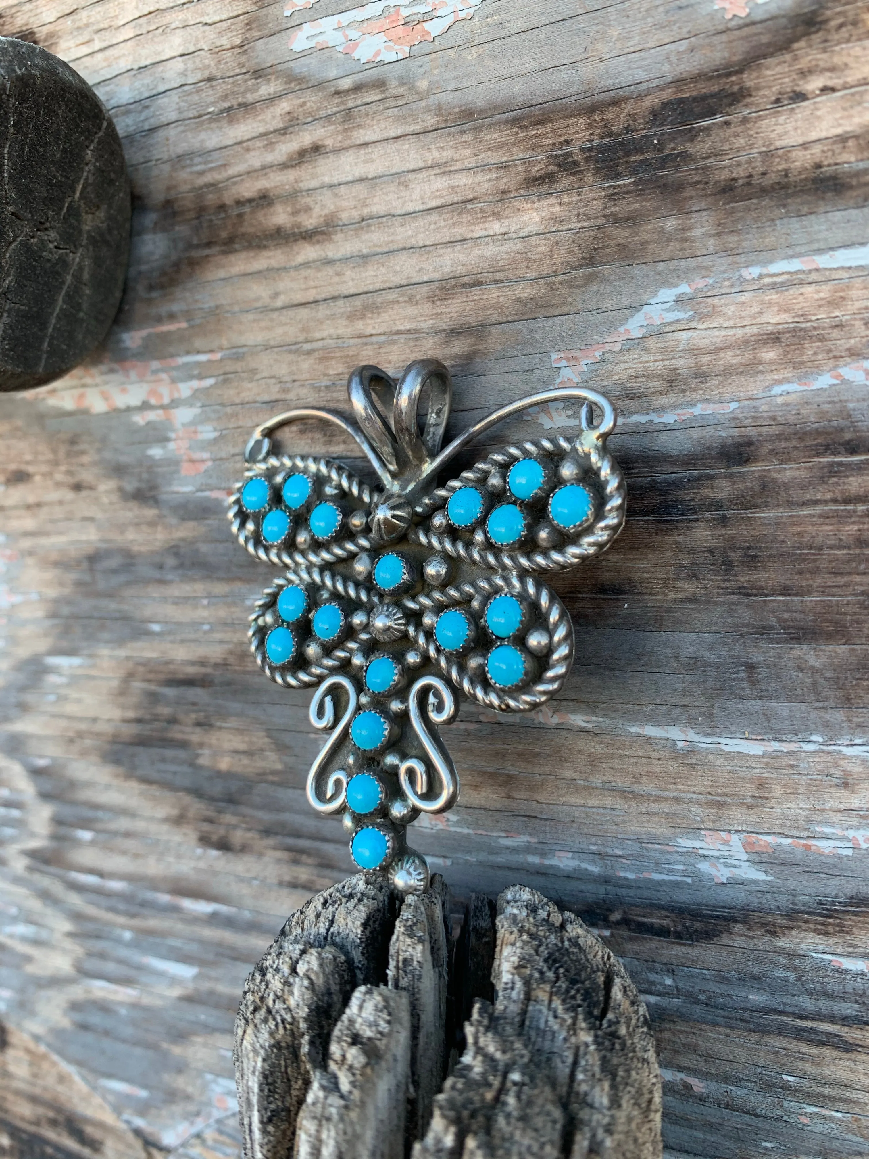 Dragonfly Turquoise Pendant