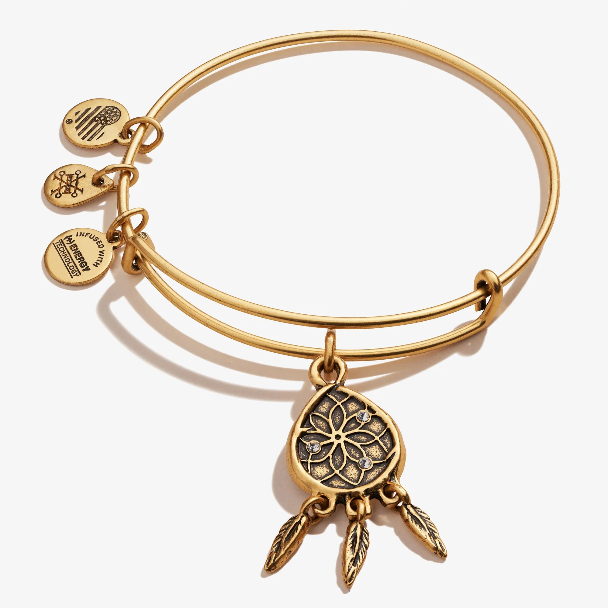 Dreamcatcher Charm Bangle