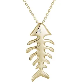 Fishbone Pendant