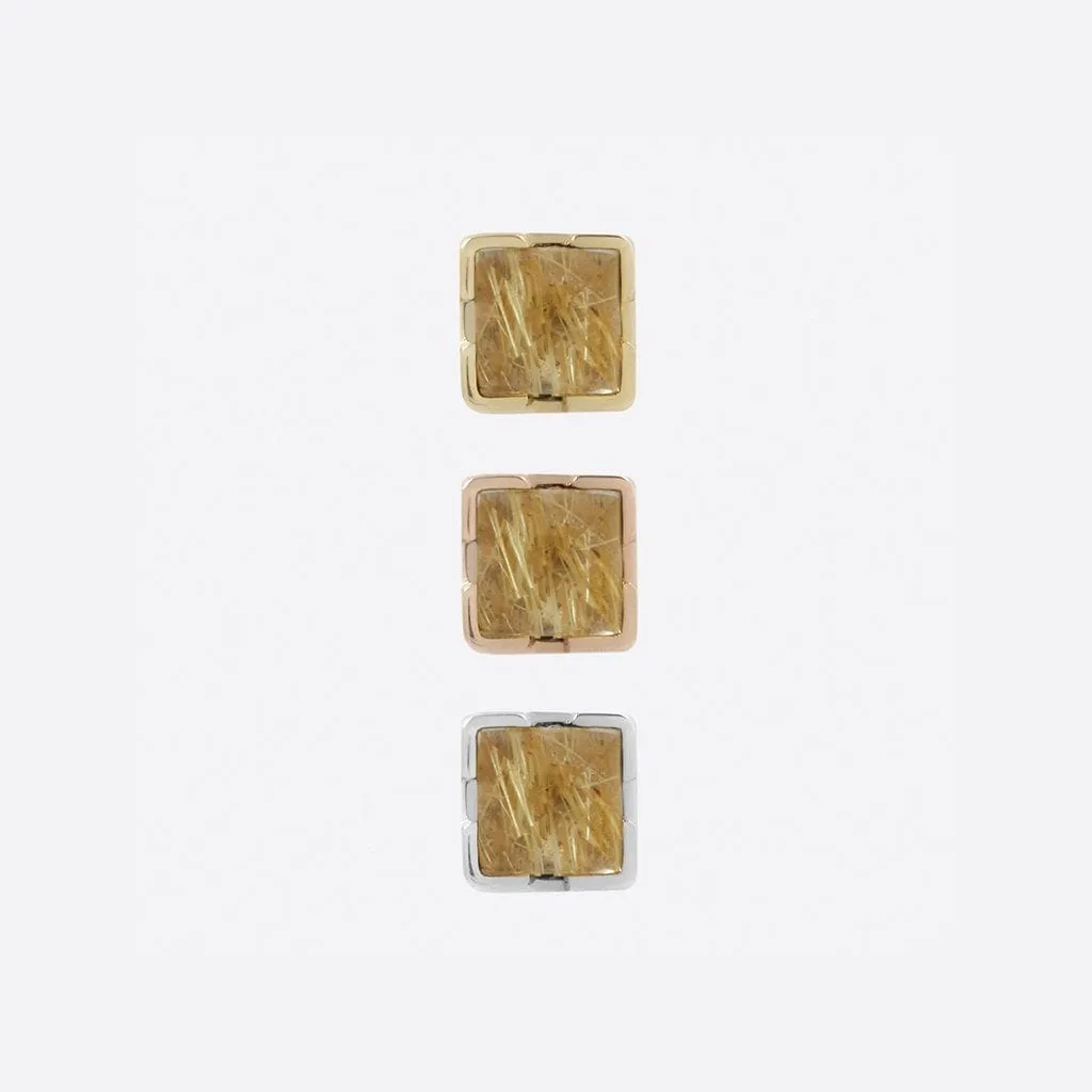 Gem Beta 04 - 14K YELLOW - Rutilated Quartz