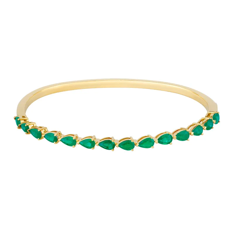 Gem Pear Bangle