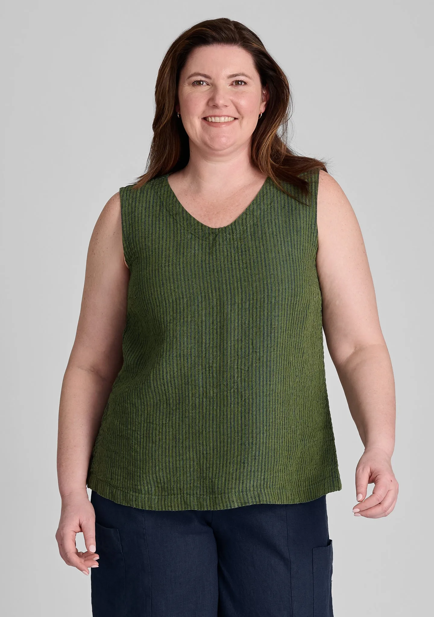 Gem Tank - Linen Tank Top