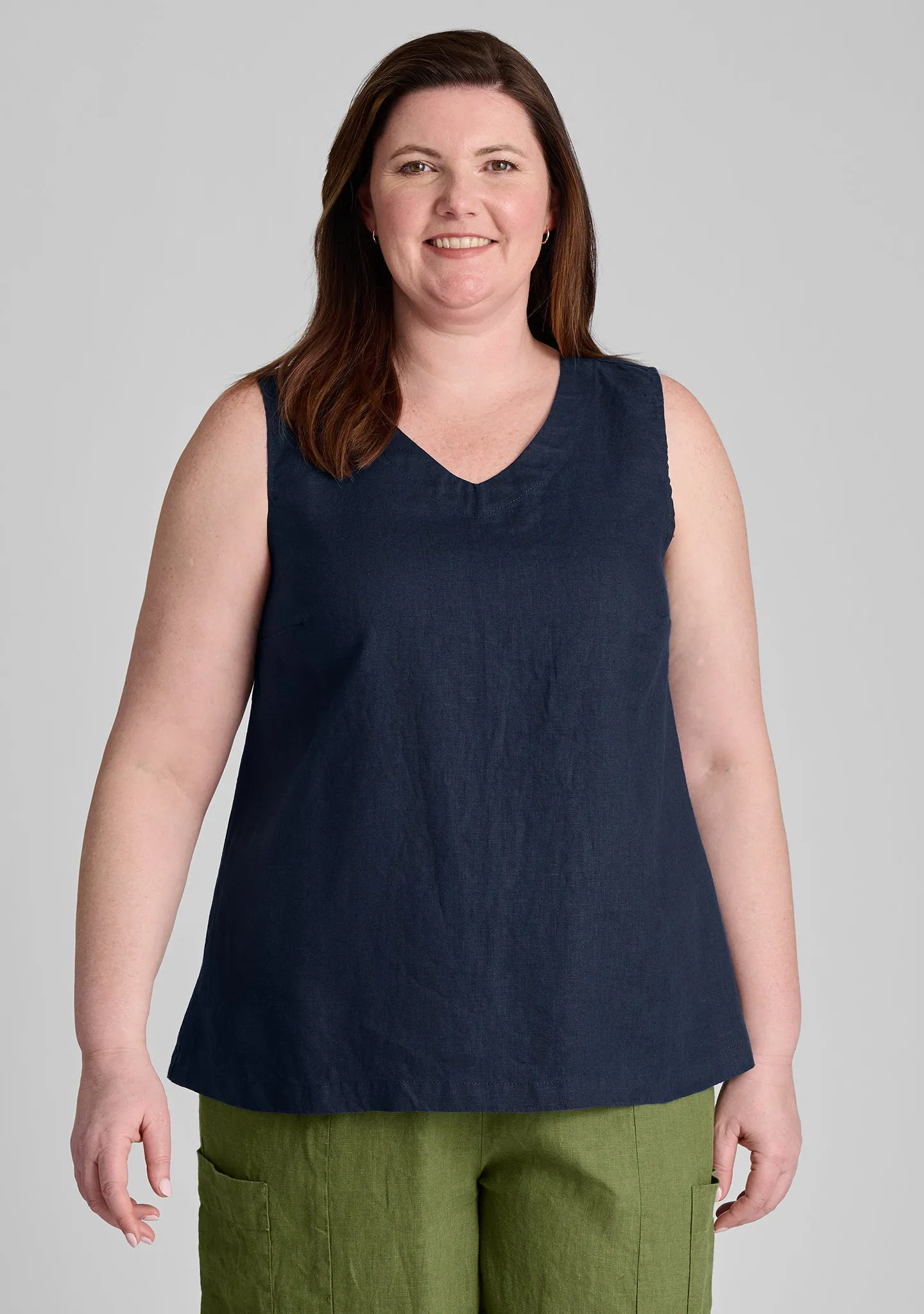 Gem Tank - Linen Tank Top