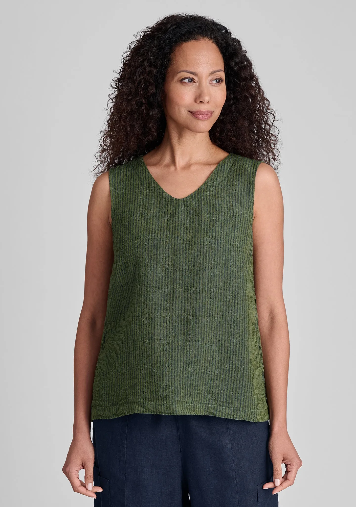 Gem Tank - Linen Tank Top