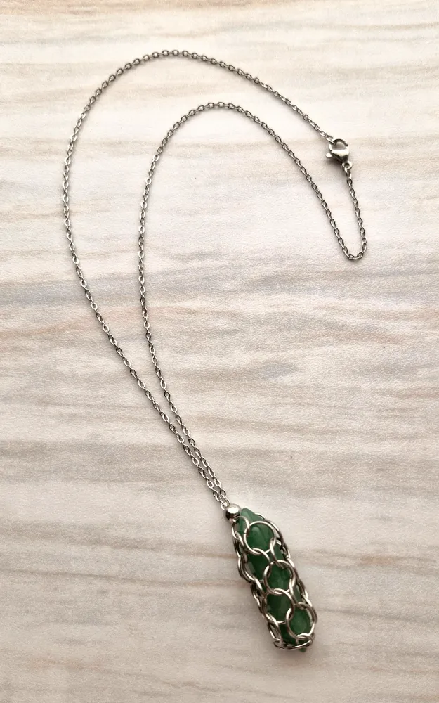 Gem Web Necklace