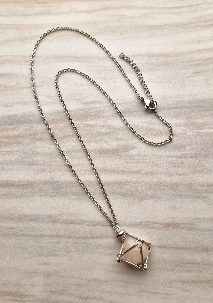 Gem Web Necklace