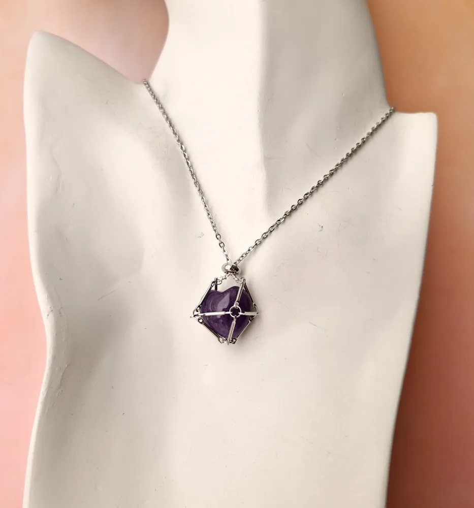 Gem Web Necklace