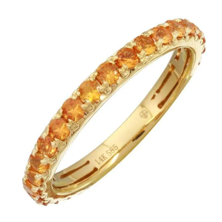 Gemstones Eternity Rings