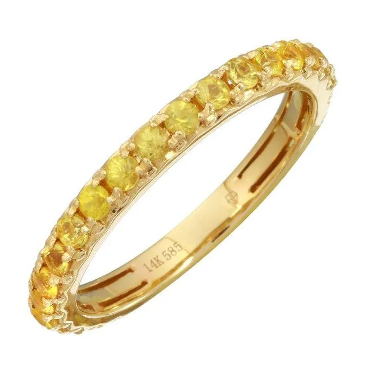 Gemstones Eternity Rings