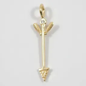 Gold Arrow Pendant