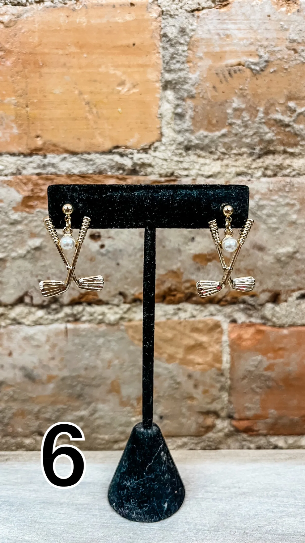 Golf Earrings